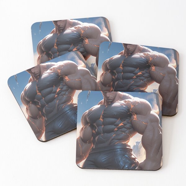 Item preview, Mecha human, muscular animated hero designed and sold by ElliotMus.