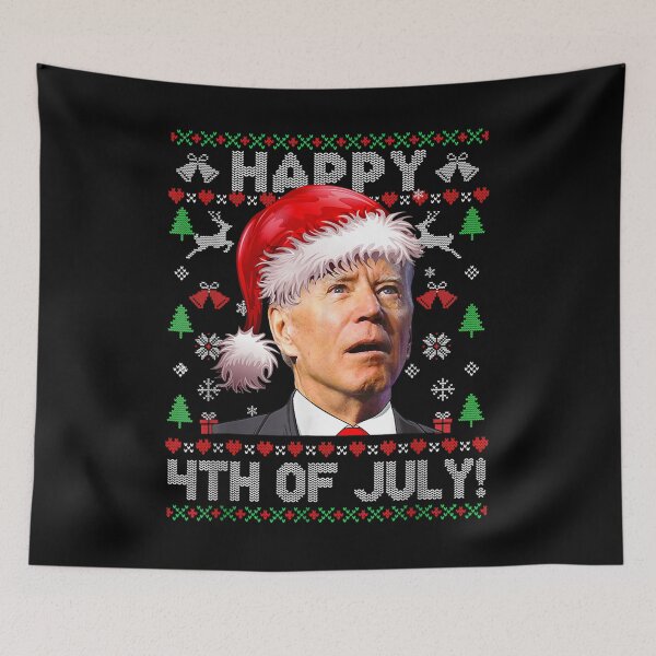 Item preview, Santa Joe Biden Happy 4th of July Ugly Christmas designed and sold by olhygtersa.