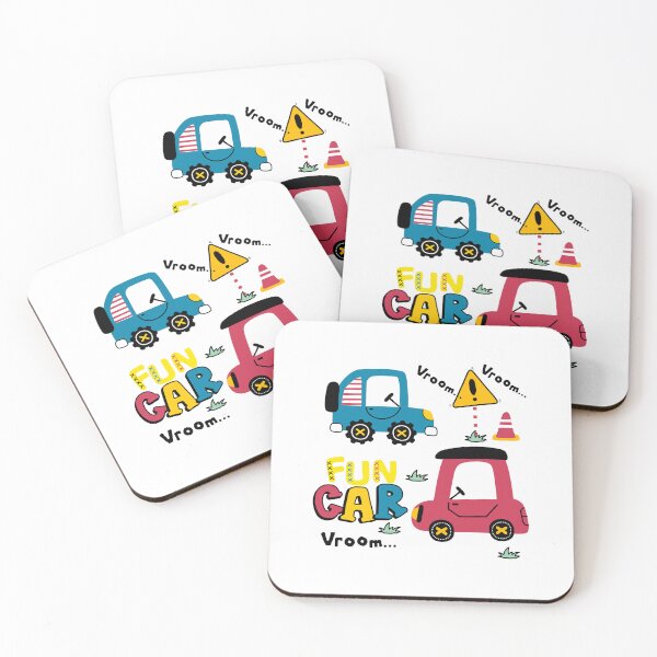 Item preview, cartoon fun car, fun car on the street, fun car vroom designed and sold by GreyStanzione1.