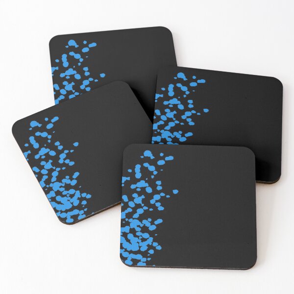 Item preview, Blue Splatters (black) designed and sold by Jeremy Crotty.