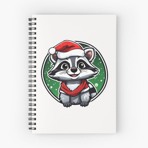 Item preview, mapache de navidad designed and sold by HauntedOpera.