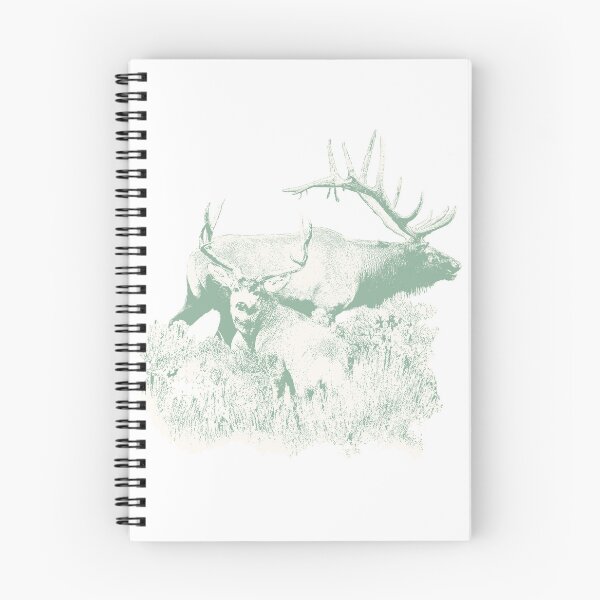 Item preview, Bull Elk Buck deer BW designed and sold by Saltypro.