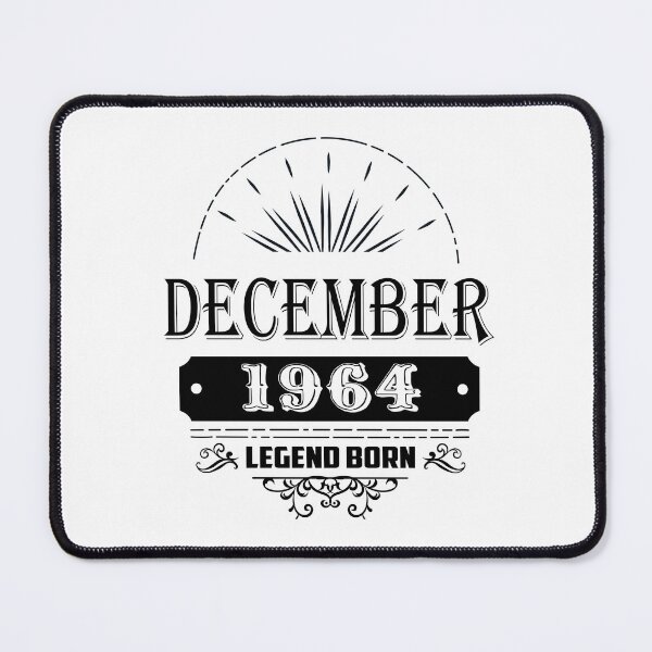 Item preview, December 1964 Limited Edition, 59th Birthday Gift 59 years old Legend Born Birth designed and sold by DjenShop.