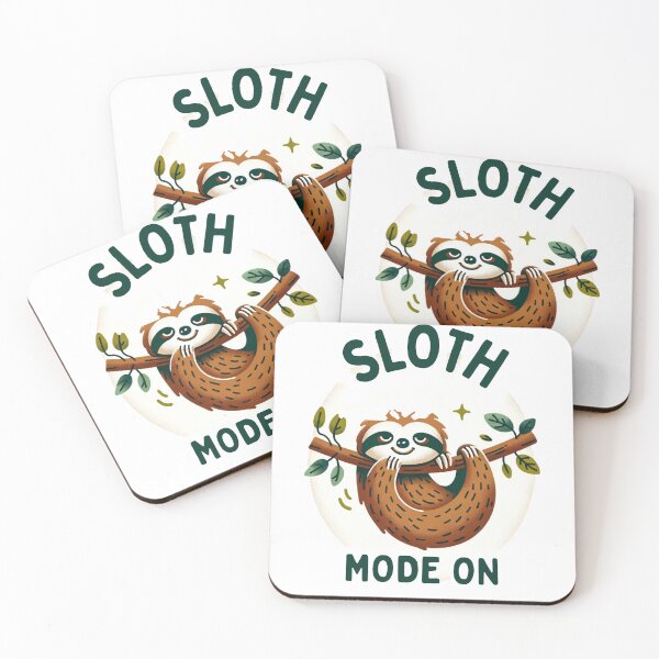 Item preview, Sloth Mode On: Serene Hangout Tee designed and sold by BeautBoldBasic.