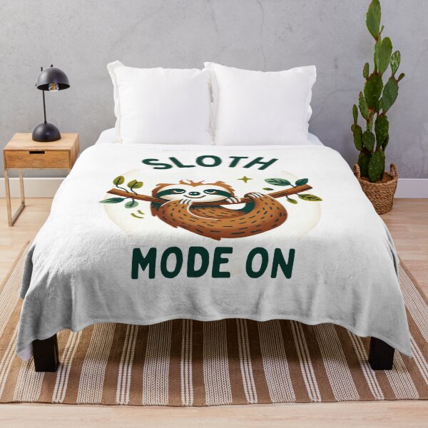 Item preview, Sloth Mode On: Serene Hangout Tee designed and sold by BeautBoldBasic.