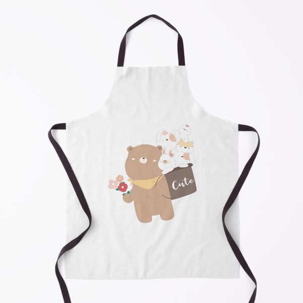 Item preview, bear holding animal on shoulder, cute bear holding animal, animal on bear shoulder designed and sold by GreyStanzione1.