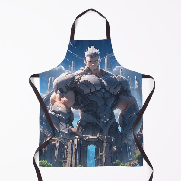 Item preview, Giant Mecha human, muscular animated hero designed and sold by ElliotMus.