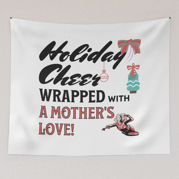 Item preview, Holiday Cheer wrapped with a mother's love christmas quote mother father parents designed and sold by ArtisanTeeShop.