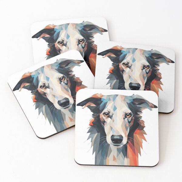 Item preview, Geometric Borzoi Dog designed and sold by GoatAndCamel.