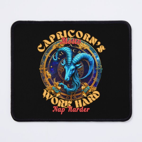 Item preview, Capricorn's Motto: Work Hard, Nap Harder. capricorn sign designed and sold by ZodiacWonders.