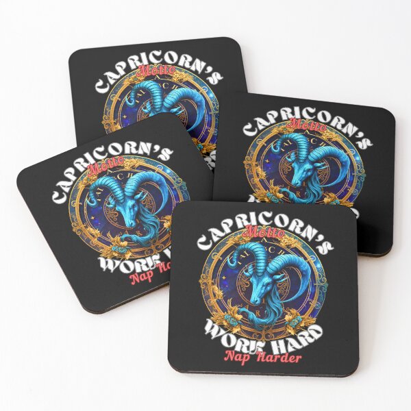 Item preview, Capricorn's Motto: Work Hard, Nap Harder designed and sold by ZodiacWonders.