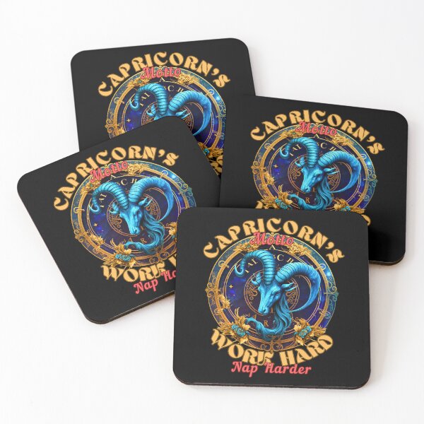 Item preview, Capricorn's Motto: Work Hard, Nap Harder. capricorn sign designed and sold by ZodiacWonders.