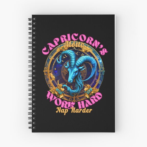 Item preview, Capricorn's Motto: Work Hard, Nap Harder. capricorn constellation designed and sold by ZodiacWonders.