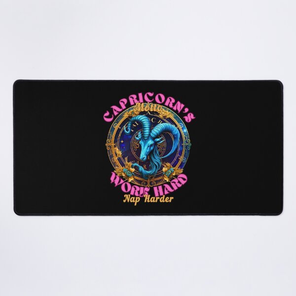 Item preview, Capricorn's Motto: Work Hard, Nap Harder. capricorn constellation designed and sold by ZodiacWonders.