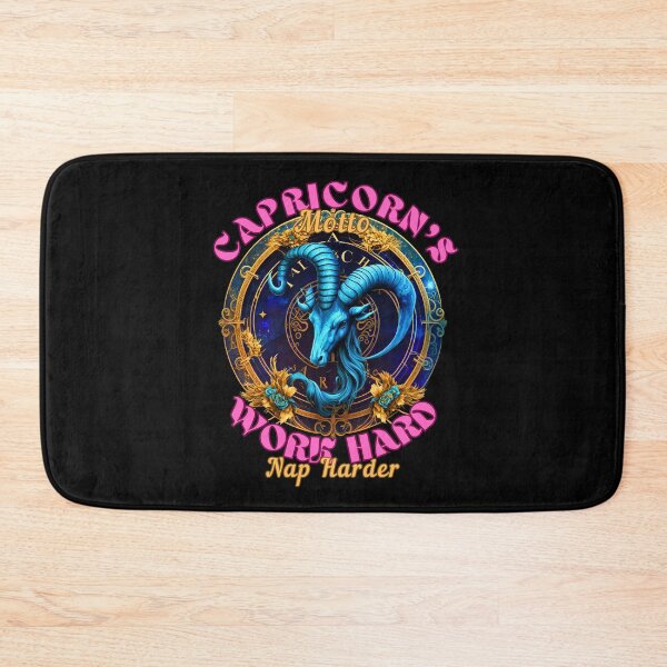 Item preview, Capricorn's Motto: Work Hard, Nap Harder. capricorn constellation designed and sold by ZodiacWonders.