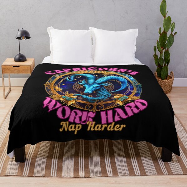 Item preview, Capricorn's Motto: Work Hard, Nap Harder. capricorn constellation designed and sold by ZodiacWonders.