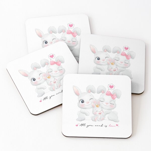 Item preview, bunny family together, bunny family happy together, bunny family  designed and sold by GreyStanzione1.