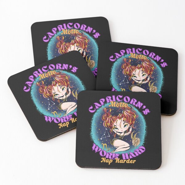 Item preview, Capricorn's Motto: Work Hard, Nap Harder. capricorn goddess designed and sold by ZodiacWonders.