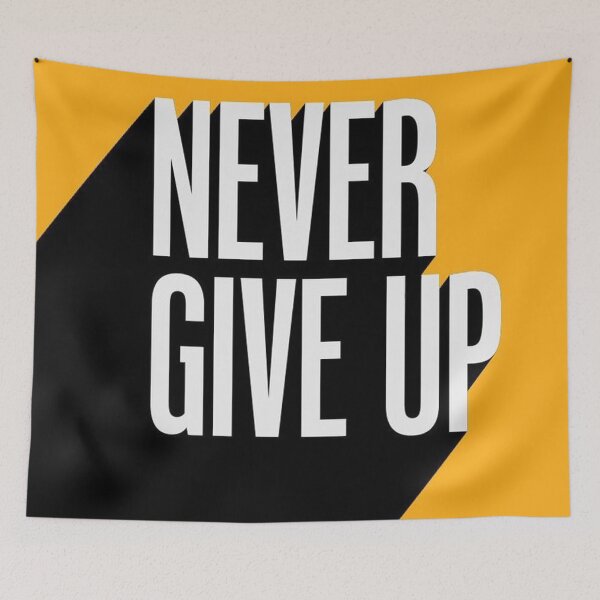 Item preview, Never Give Up designed and sold by jonathangeovan.