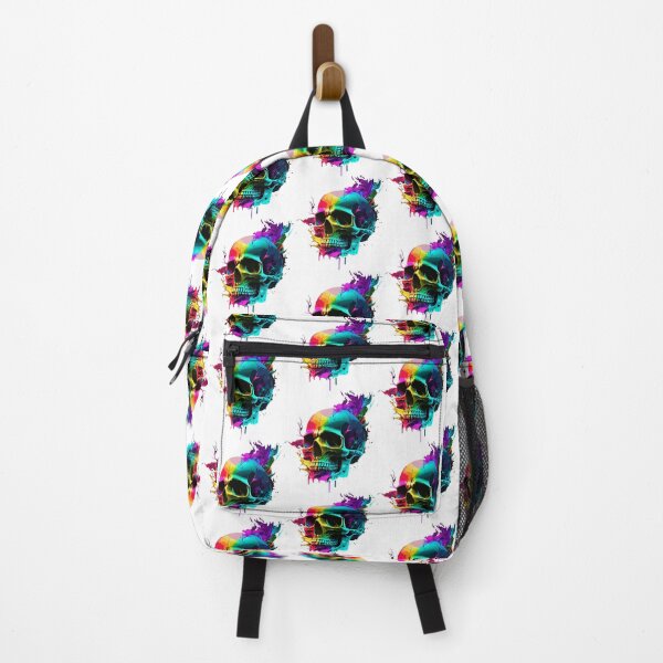 Item preview, Colorful Skull Artwork designed and sold by Ink-Elegance.