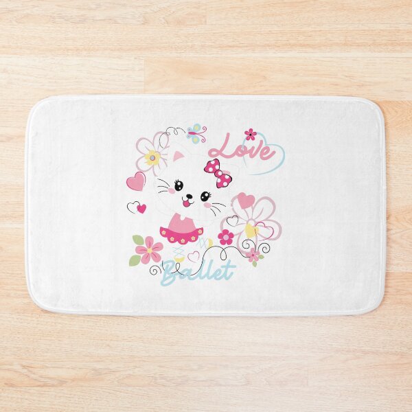 Item preview, cute ballet kitten, cartoon ballet kitten, cute ballet cat designed and sold by GreyStanzione1.