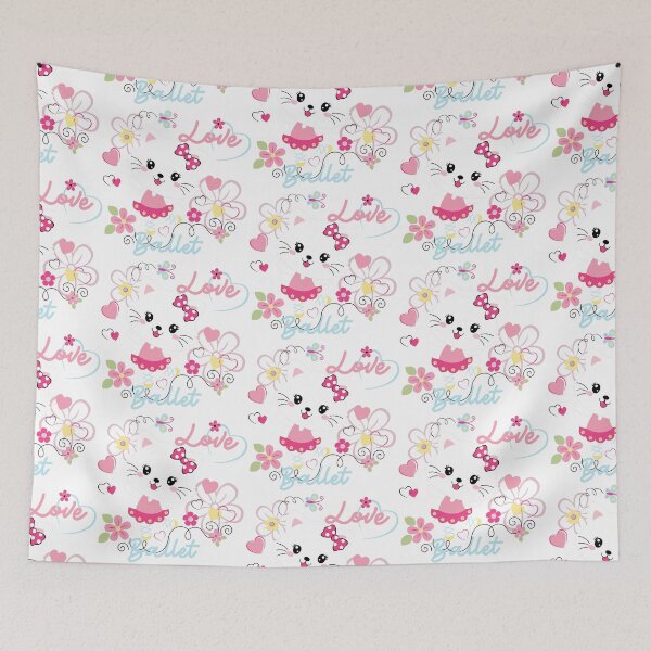Item preview, cute ballet kitten, cartoon ballet kitten, cute ballet cat designed and sold by GreyStanzione1.