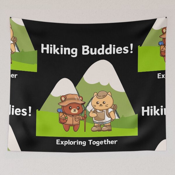 Item preview, Hiking Buddies. Exploring Together. designed and sold by Rukyta.