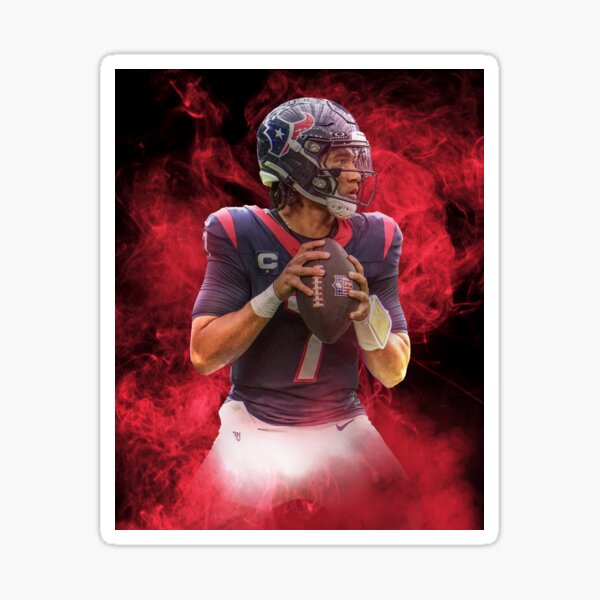 CJ Stroud Houston Sports Art Sticker