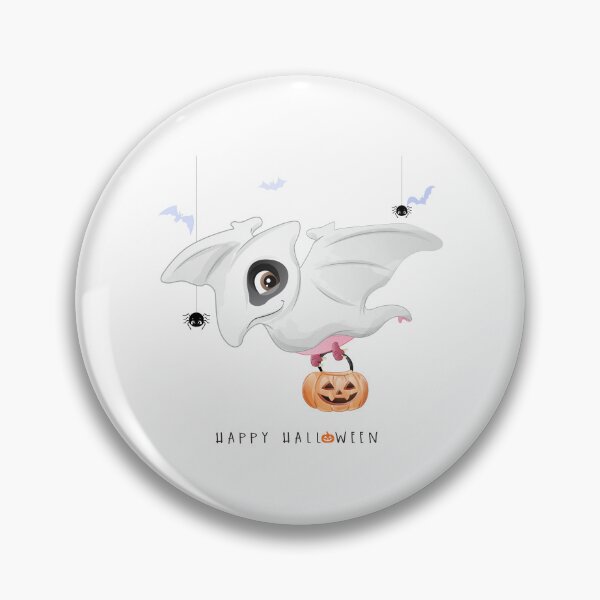 Item preview, cute dinosaur on Halloween day, dinosaur flying Halloween day, dinosaur with Halloween stuff designed and sold by GreyStanzione1.