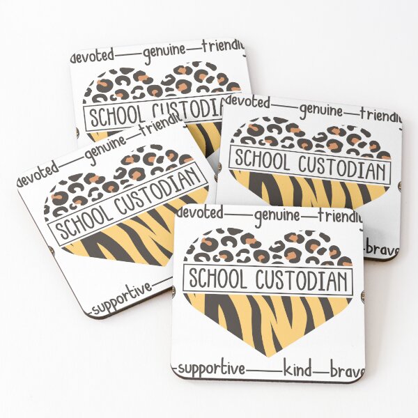 Item preview, School Custodian Cute Heart Quote Teacher, Student and Staff Janitor Appreciation Gift for Men Women Custodian designed and sold by Loyaltees Apparel.
