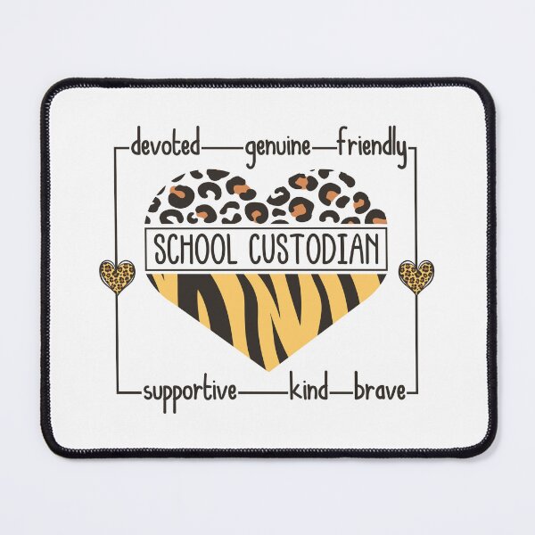 Item preview, School Custodian Cute Heart Quote Teacher, Student and Staff Janitor Appreciation Gift for Men Women Custodian designed and sold by Loyaltees Apparel.