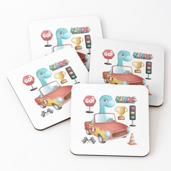 Item preview, cute dinosaur riding car on street, cartoon dinosaur riding car, dinosaur in the car on street designed and sold by GreyStanzione1.