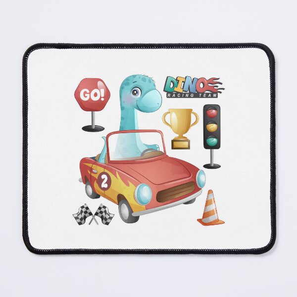 Item preview, cute dinosaur riding car on street, cartoon dinosaur riding car, dinosaur in the car on street designed and sold by GreyStanzione1.