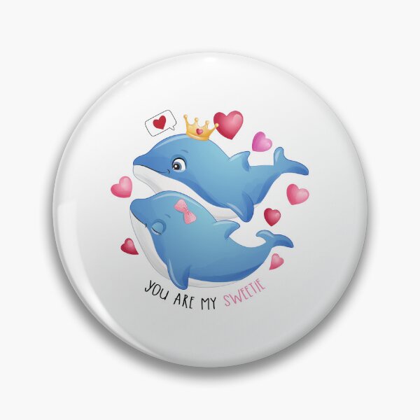 Item preview, happy dolphin couple, couple blue dolphin, valentine couple dolphin designed and sold by GreyStanzione1.
