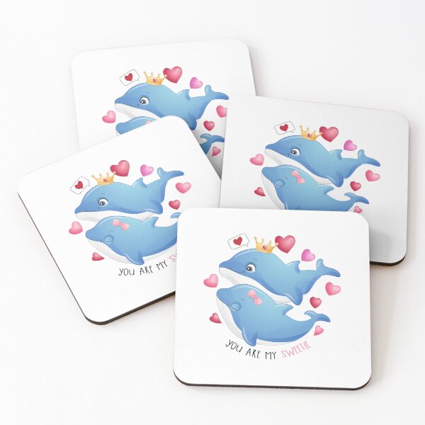 Item preview, happy dolphin couple, couple blue dolphin, valentine couple dolphin designed and sold by GreyStanzione1.