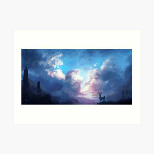 Above the Clouds Art Print