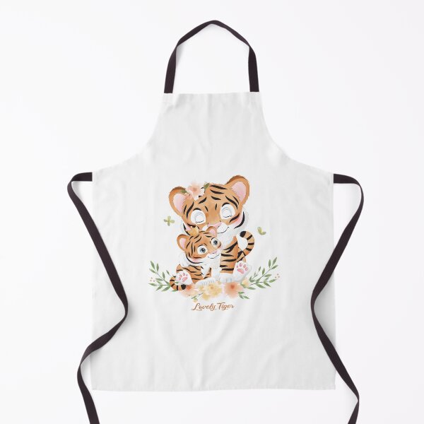 Item preview, tiger mom hugging child, cartoon tiger and mom portrait, tiger mom and her child designed and sold by GreyStanzione1.