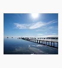 Blue on Blue Photographic Print