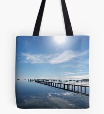 Blue on Blue Tote Bag