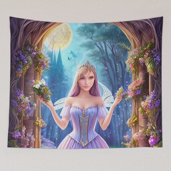 Item preview, Princess on her veranda designed and sold by shakespeare1212.