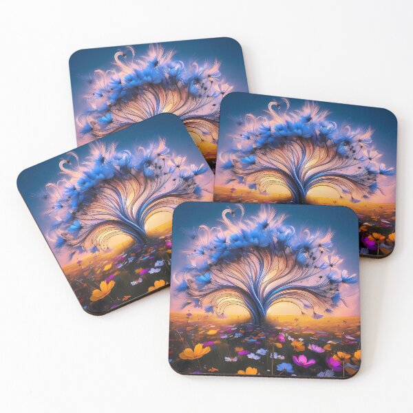 Item preview, Fantasy blue tree designed and sold by WalterGomes.