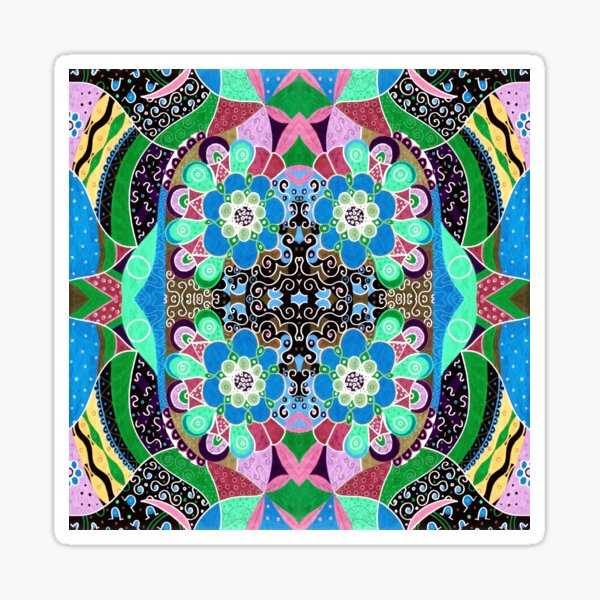 Flower Magic 1 Inverted Sticker