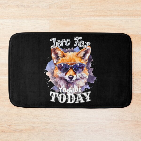 Item preview, Zero Fox To Give Today designed and sold by FoxVibes.