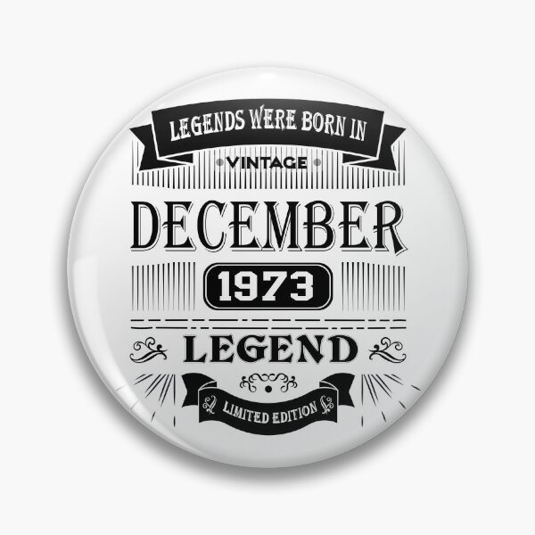 Item preview, Legend Were Born in December 1973 Limited Edition, 50th Birthday Gift 50 years of Being Awesome Vintage designed and sold by DjenShop.