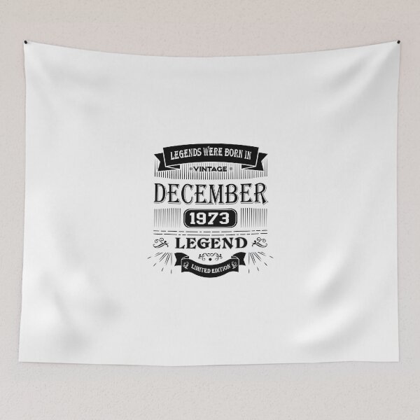 Item preview, Legend Were Born in December 1973 Limited Edition, 50th Birthday Gift 50 years of Being Awesome Vintage designed and sold by DjenShop.