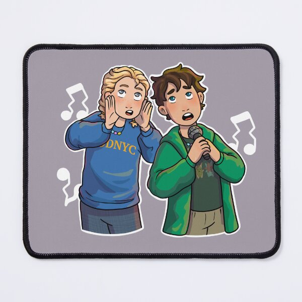 Item preview, Percabeth Karaoke w/ music notes designed and sold by Mac-and-noodles.