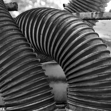 Artwork thumbnail, Vineyard Spray unit Pipes by Adelaide artist Avril Thomas at Magpie Springs by MagpieSprings