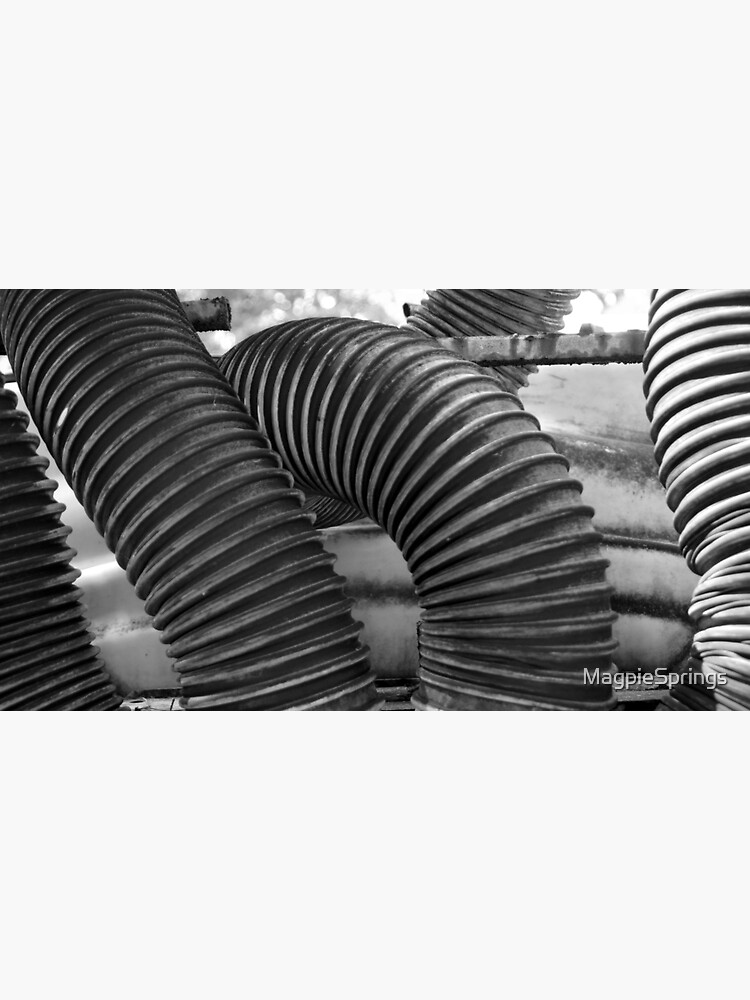 Thumbnail 3 of 3, Sticker, Vineyard Spray unit Pipes by Adelaide artist Avril Thomas at Magpie Springs designed and sold by MagpieSprings.