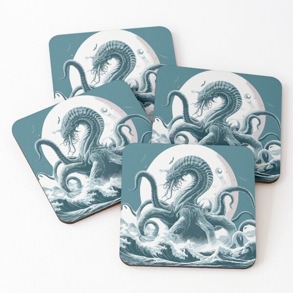 Item preview, Kraken Dragon in the water designed and sold by ARVM.
