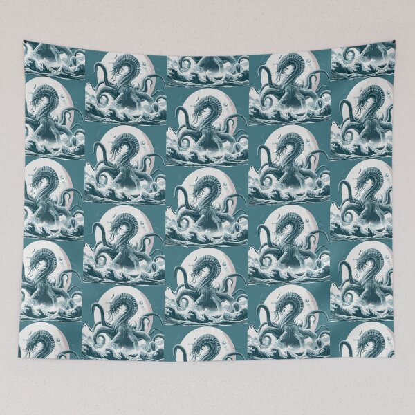 Item preview, Kraken Dragon in the water designed and sold by ARVM.